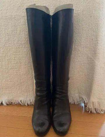 스트로베리 필드 사이드 지퍼 롱 부츠 24cm