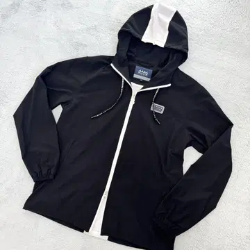 muta MARINE MOVEFIT 스트레치 더블 지퍼 후드티 블랙