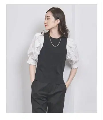 UNITED ARROWS 퍼프 슬리브 상의