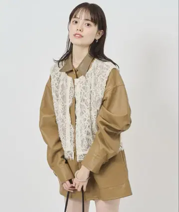 mystic 완판 신상 인플루언서 멀티way 레이스 레이어드 자켓