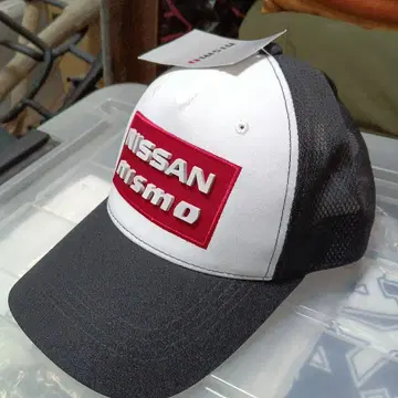 Nissan Nismo 메쉬 캡 화이트 블랙
