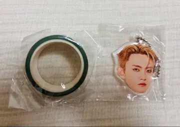 타지마 쇼고 얼굴 아크릴 키링 마스킹 테이프