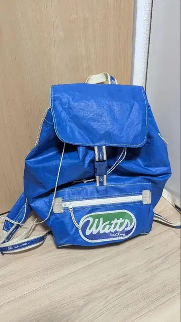 Watts 블루 네이비 럭색/백팩 빈티지