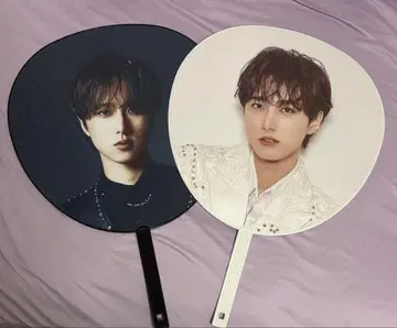 INI 오자키 타쿠미 부채 2개 세트