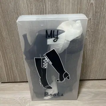 D&G 롱 부츠 스웨이드 니트 블랙 브라운