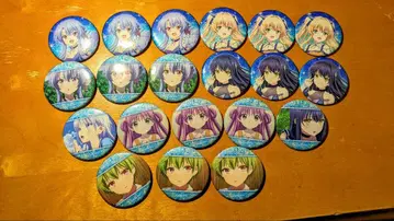 Summer pockets 가라오케 철인 콜라보 글리터 캔뱃지