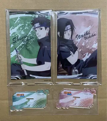 NARUTO 우치하 이타치 시스이 아크릴 스탠드 아크스타 테두리
