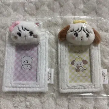 mikko POPUP 봉제 인형 부착 카드 홀더 무스 수플레