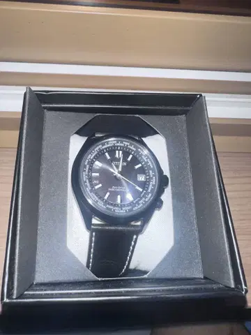 CITIZEN CB0225-14E 에코 드라이브 블랙 손목시계