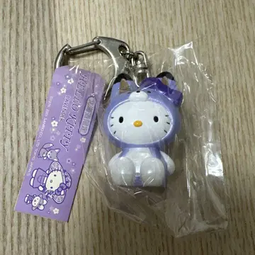 지역 한정 키티 홋카이도 한정 여우 키링 새상품