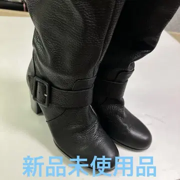 미사용 새상품 롱 부츠 버클 포함