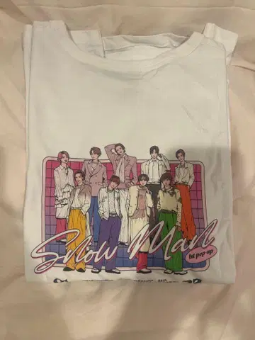 새상품 SnowMan 1st POP-UP 한국 서울 T셔츠 M