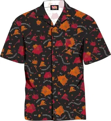 영화 이 멋진 세계에 축복을! 홍의 전설 코노스바 하와이안 셔츠