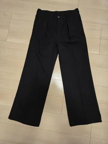 Wrangler 런처 와이드 팬츠 블랙 L