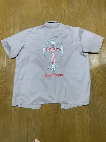 Dickies 워크 셔츠 반팔 자수