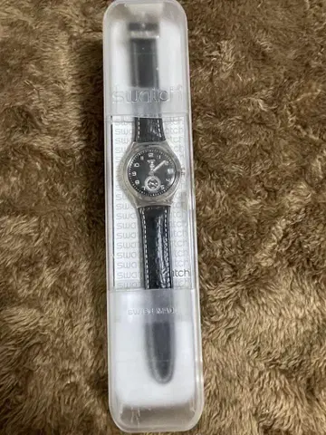 Swatch 가죽 벨트 손목시계 YPS400 [ 미사용 ]