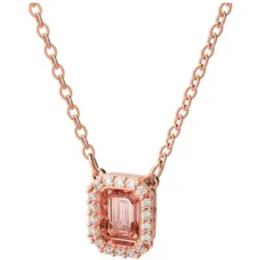 SWAROVSKI Millenia 목걸이 & 드롭 귀걸이 로즈 골드
