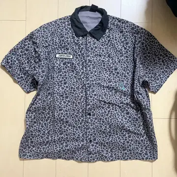 SANTA CRUZ 레오파드 무늬 셔츠 M