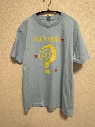 스카이블루 T셔츠 REVOIR