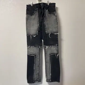 Homme + Femme Repaired Patchwork Denim