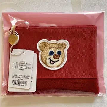 미사용 새상품 페이러 올드 테디 와펜 파우치 라브러리 페이러