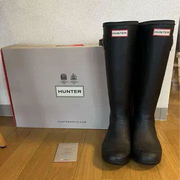 [ 새상품급 ] HUNTER 레인부츠 블랙