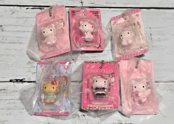 HELLO KITTY 패키지 미니어처 컬렉션 가챠 6종 컴프