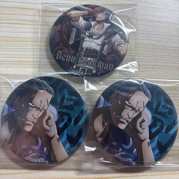 ONE PIECE 원피스 벤 벡맨 야라카나 캔뱃지 3종 세트