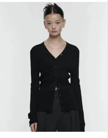 무신사 스탠다드 블랙 가디건 S