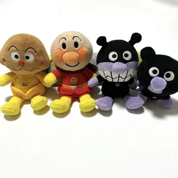 호빵맨 봉제 인형 4개 세트