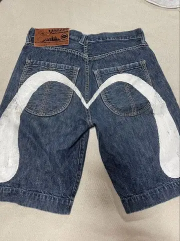 YAMANE EVISU 하프 팬츠 빅 카모메
