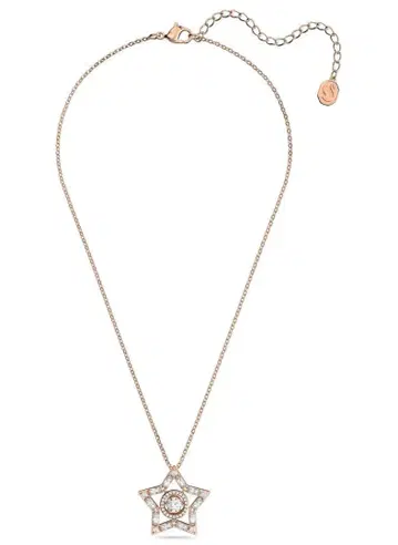 SWAROVSKI stella 목걸이 & 귀걸이 로즈 골드