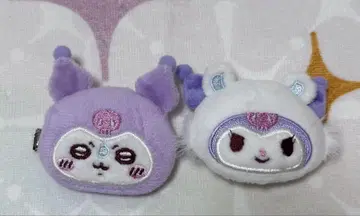 산리오 치이카와 헤어 클립 모몽가 쿠로미