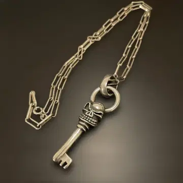 silver925 탑 스컬 925 체인 포함 목걸이
