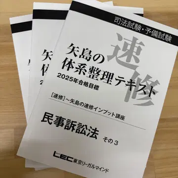 야지마의 체계 정리 텍스트 민사소송법 2025년 합격 목표