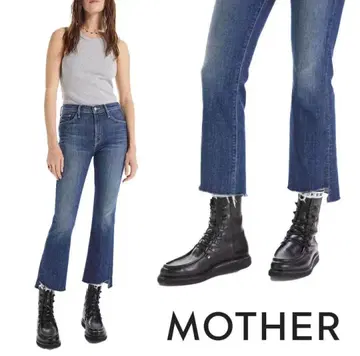 MOTHER 마더 데님 크롭 플레어 스키니 정가 32,000엔