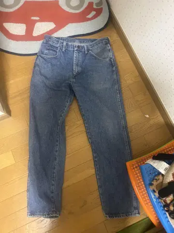 스트레이트 데님 34/30 블루
