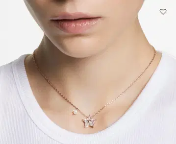 SWAROVSKI stella 별 목걸이 & 귀걸이 세트