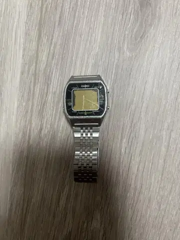 CASIO A103 A201 스테인리스 스틸 시계 정크