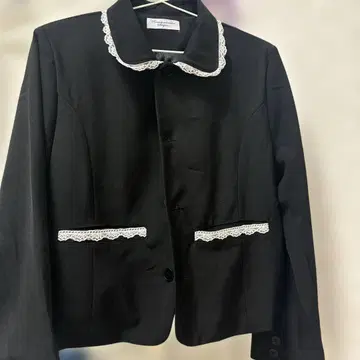 Smyeon 레이스 포함 컴팩트 자켓