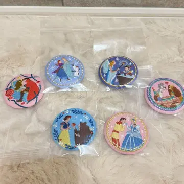 디즈니 자수 캔 배지