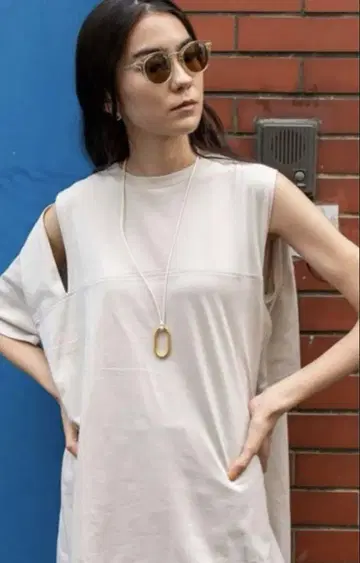MAISON SPECIAL 2WAY 슬리브 T셔츠