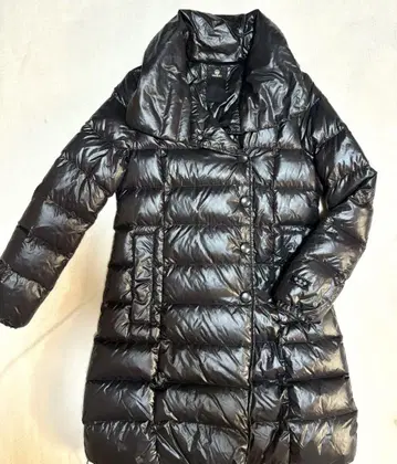 TATRAS 블랙 롱 다운 코트