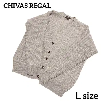 시바스 리갈 니트 가디건 모 90% 실크 10% L 사이즈