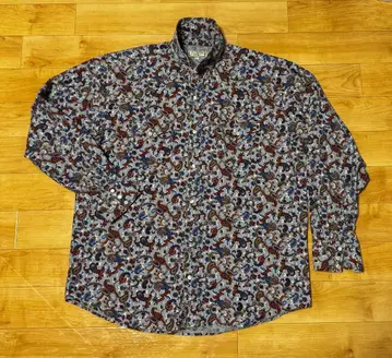 GUESS JEANS / 게스 페이즐리 패턴 긴팔 셔츠 XL 상당