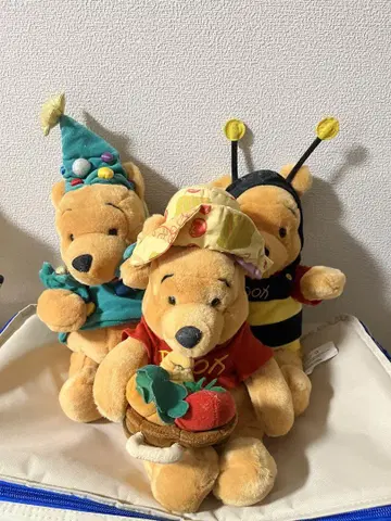 푸우 봉제 인형 세트