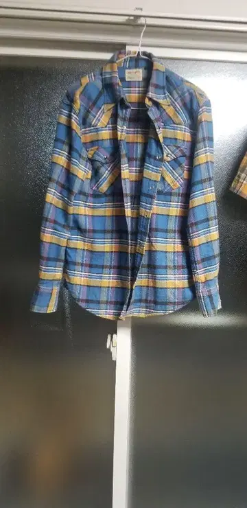 Wrangler 체크 무늬 플란넬 셔츠 L 사이즈