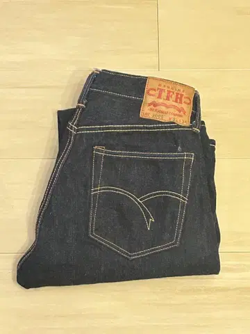 FLAT HEAD 플랫 헤드 3005 데님 팬츠 다크 네이비 W31L36