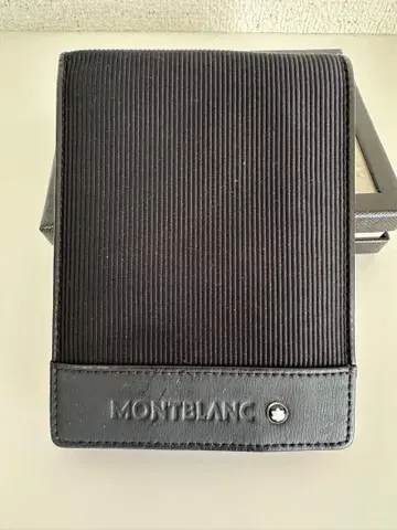 MONTBLANC 접이식 지갑 블랙