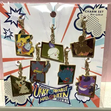 USJ 할로윈 포켓몬 참 세트 피카츄 미미큐 겐가